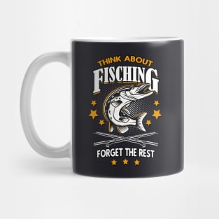 Think about Fishing Mug